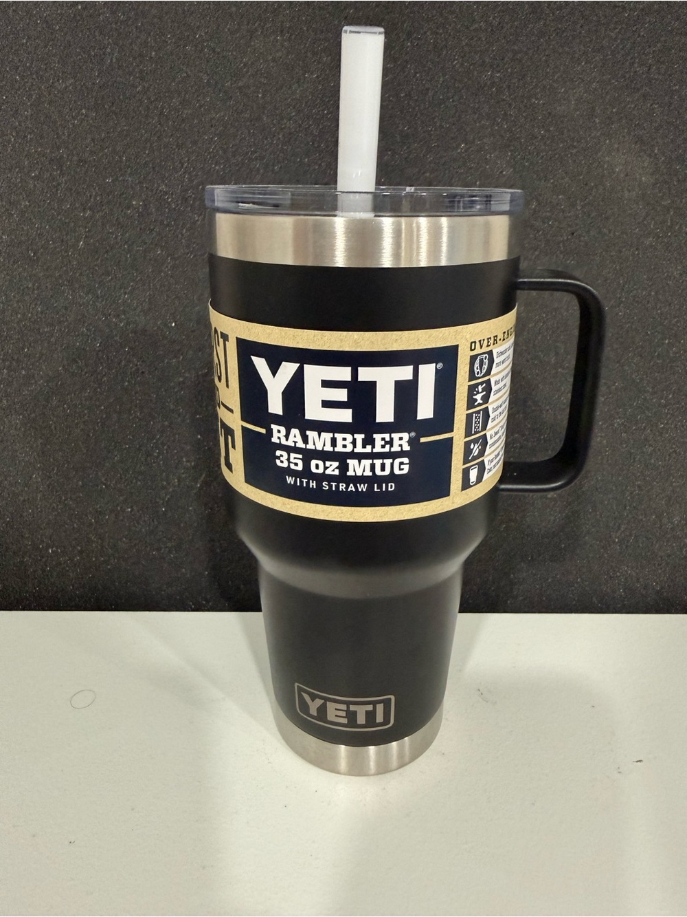 Yeti Rambler 35 oz Mug with Straw Lid